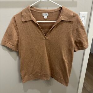 J. Crew Women's Cotton Cashmere Blend Polo